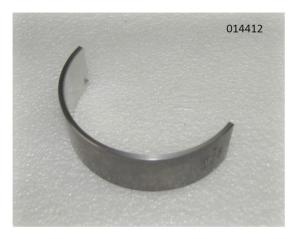 Вкладыш коренного подшипника коленчатого вала нижний TDY 19 4L/Main bearing, lower half Вкладыш коренного подшипника коленчатого вала нижний TDY 19 4L/Main bearing, lower half