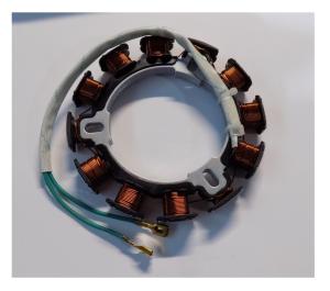 Статор генератора маховика (зарядного) SDG 12000(..),R2V910X Winsun / Stator of flywheel alternator (WS2V88B-05302)
