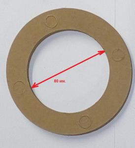 Прокладка редуктора GW42 (80 мм)/Gasket Прокладка редуктора GW42 (80 мм)/Gasket