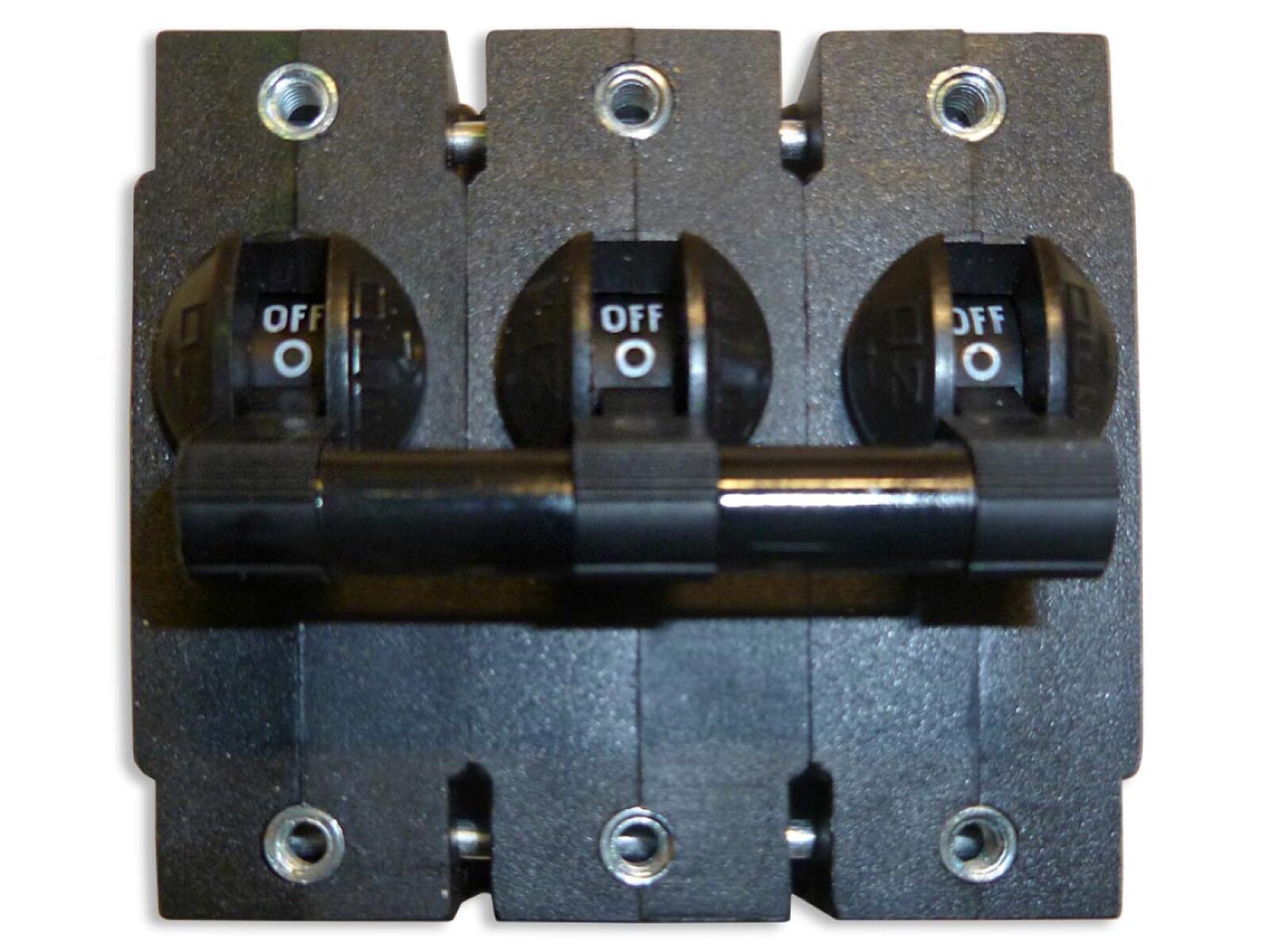 Выключатель автоматический (тройной) 10А SDG 6500 / AC circuit breaker 3-phase Выключатель автоматический (тройной) 10А SDG 6500 / AC circuit breaker 3-phase