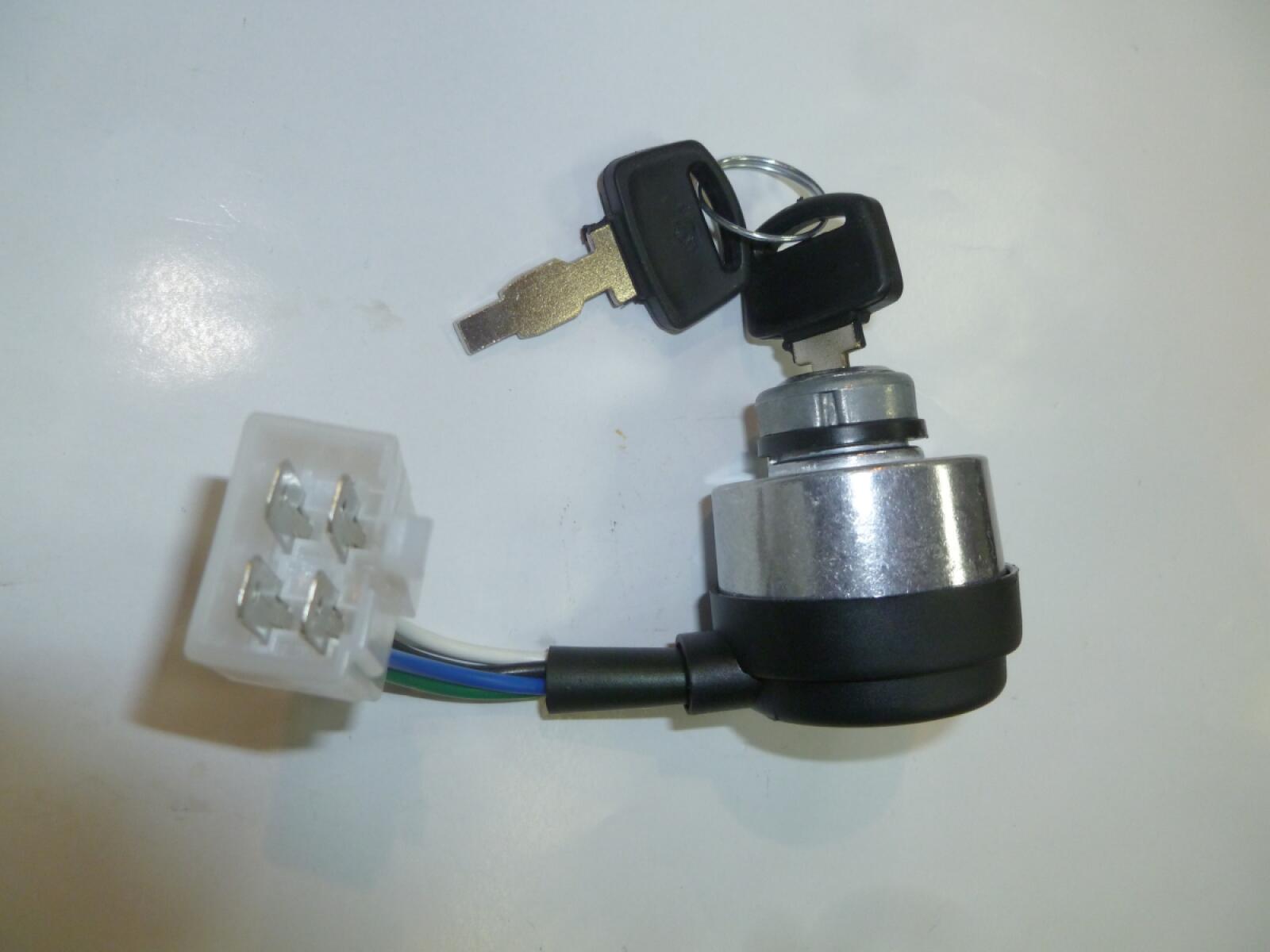 Замок зажигания с ключами в сборе SGG 2600E (4 контакта) / Ignition lock with keys assy Замок зажигания с ключами в сборе SGG 2600E (4 контакта) / Ignition lock with keys assy