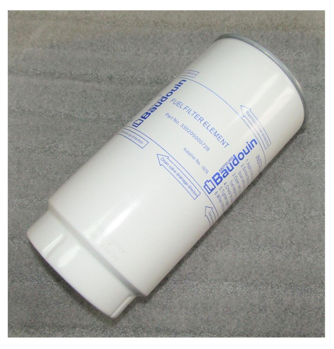 Фильтроэлемент топливный грубой очистки Baudouin 6M26G550/5e2 /Fuel Coarse Filter Element (330205000 Фильтроэлемент топливный грубой очистки Baudouin 6M26G550/5e2 /Fuel Coarse Filter Element (330205000