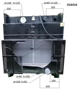 Радиатор охлаждения Baudouin 6M21G440/5e2 /Radiator Радиатор охлаждения Baudouin 6M21G440/5e2 /Radiator