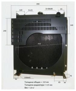 Радиатор охлаждения TDQ 15 4L/Radiator Assy Радиатор охлаждения TDQ 15 4L/Radiator Assy