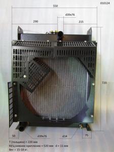 Радиатор охлаждения TDL 36 4L/Radiator assembly Радиатор охлаждения TDL 36 4L/Radiator assembly