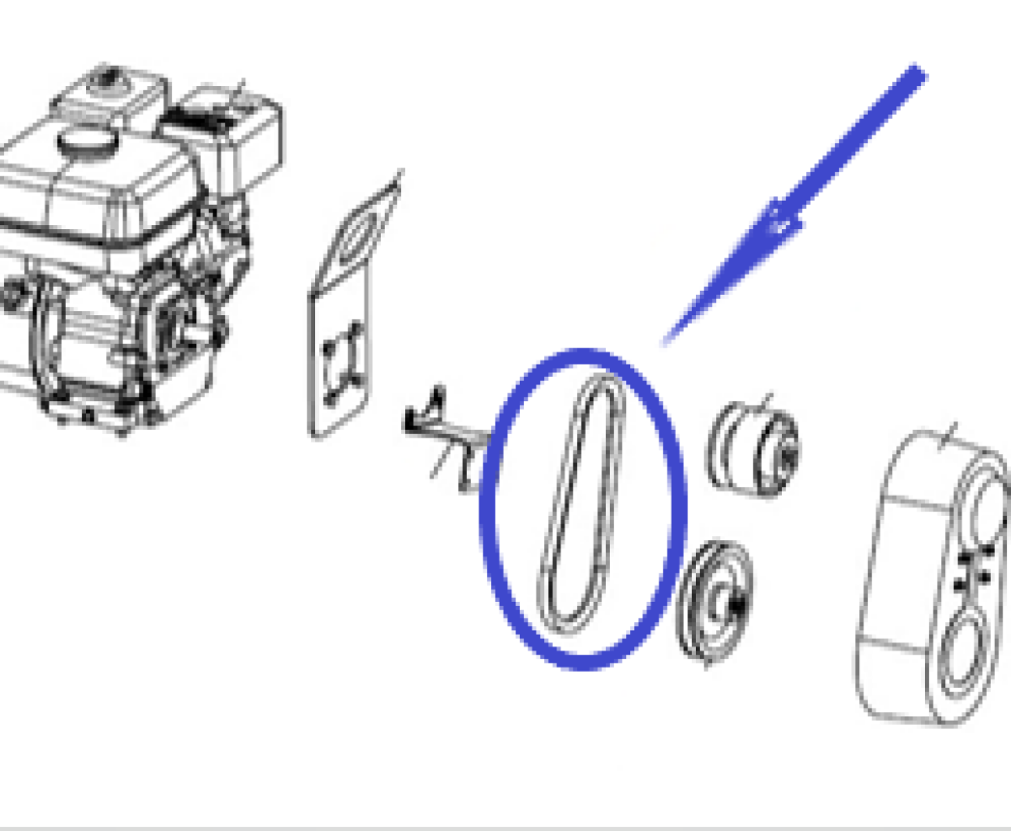 Ремень приводной гладкий (A-23, Li585/Ld615) для ТСС DMD/DMR600L/V-Belt EXTRA Ремень приводной гладкий (A-23, Li585/Ld615) для ТСС DMD/DMR600L/V-Belt EXTRA
