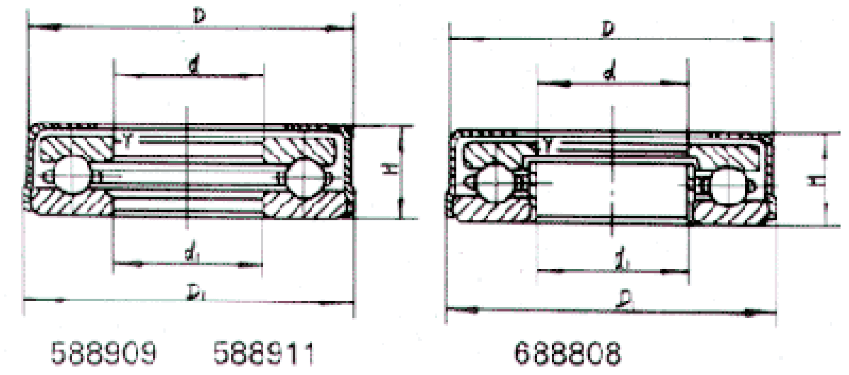Подшипник (45х73х17) редуктора TSS DMD1000/Bearing