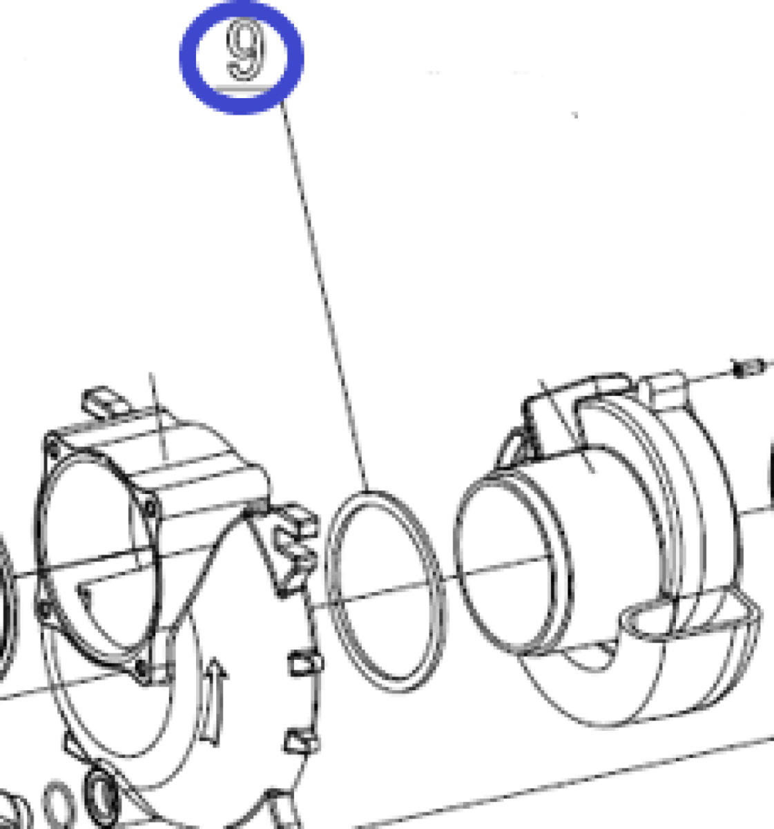 Кольцо уплотнительное улитки TSS PGST80/O-ring seal PGST80, №9 (70010-04162-00) Кольцо уплотнительное улитки TSS PGST80/O-ring seal PGST80, №9 (70010-04162-00)